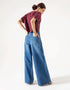 TEXTURED BOXY CROPPED TEE